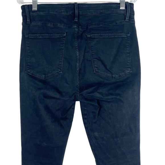 FRAME Le One Skinny Black Stretch Skinny Jeans Size 2 - Picture 5 of 7